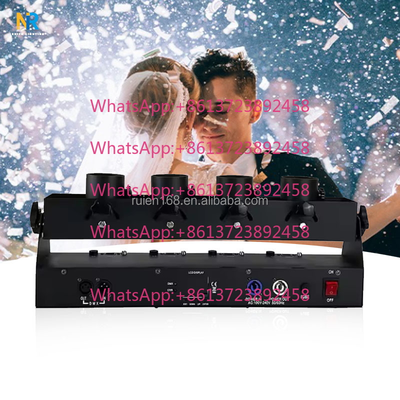 Confetti Cannon Tube - Macchina per coriandoli a quattro tubi