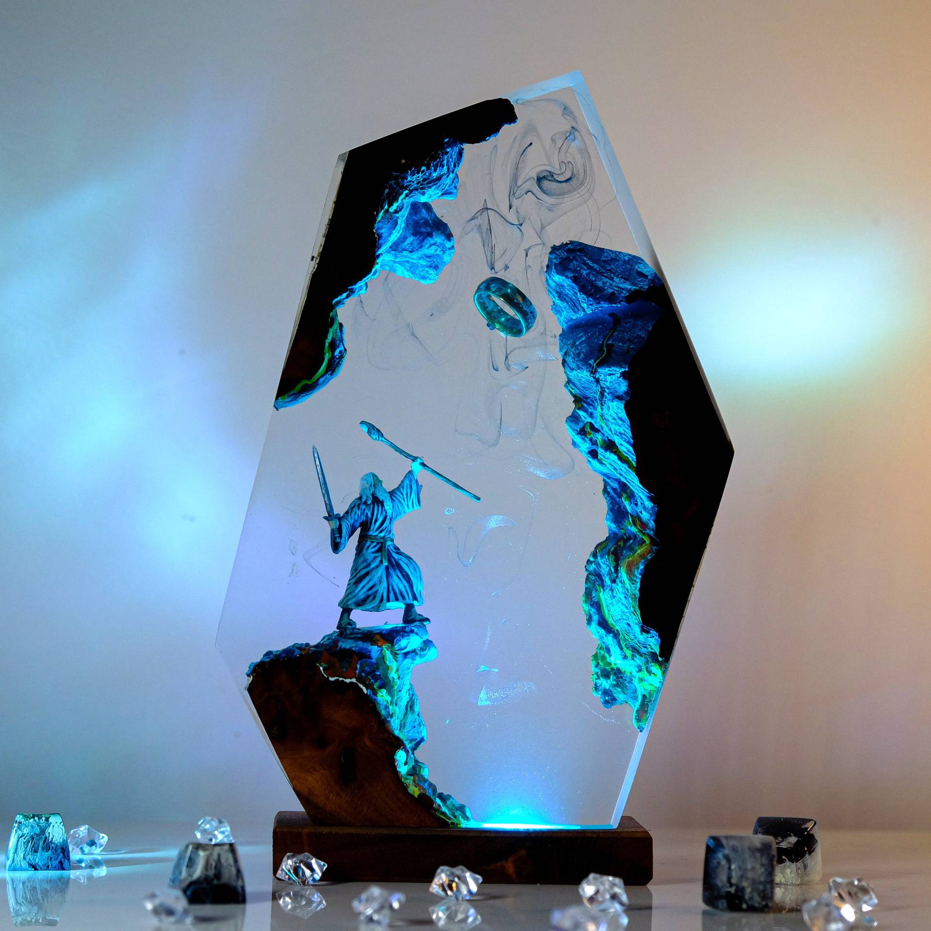 Neon Sign Party - Lampada da Tavolo in Resina con
