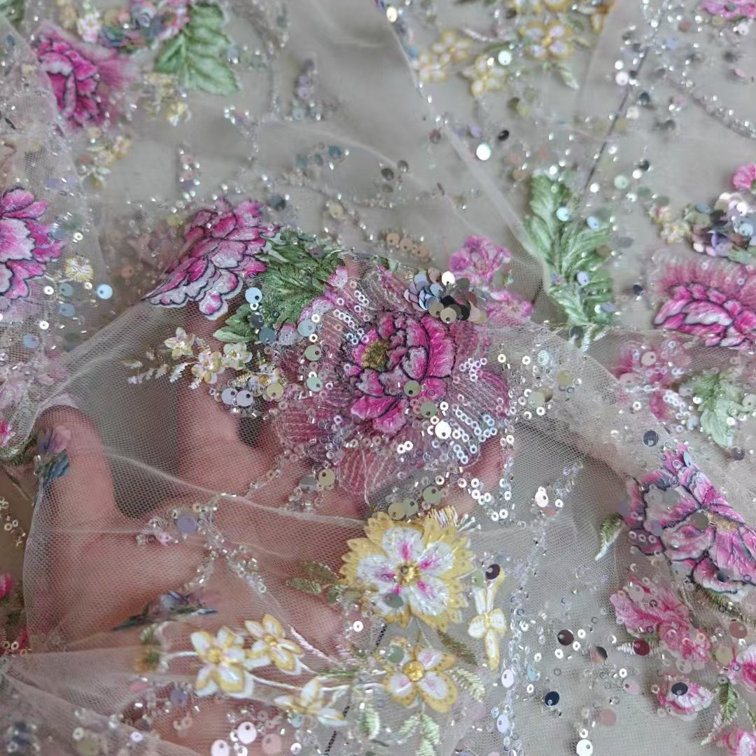 Glitter Tablecloth - Tessuto in Pizzo di Lusso con