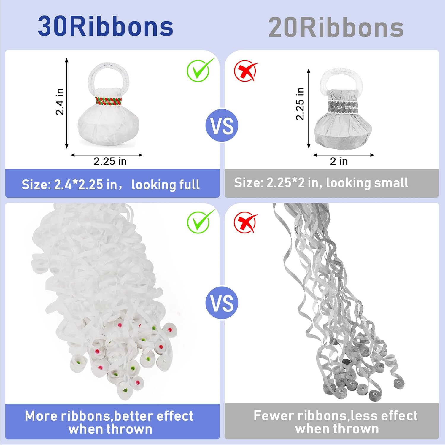 10 pezzi di streamer da lancio - Confetti Cannon Tube recensione e prezzo