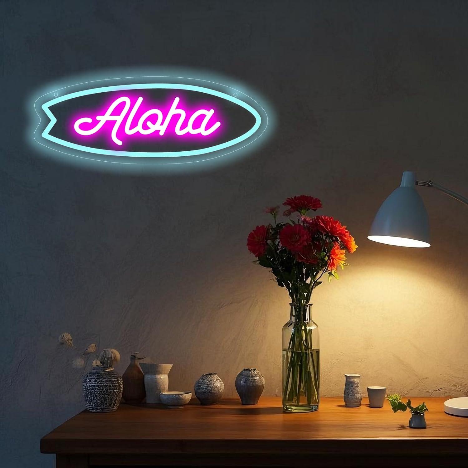 Insegna al neon Aloha Surfboar - Neon Sign Party recensione e prezzo