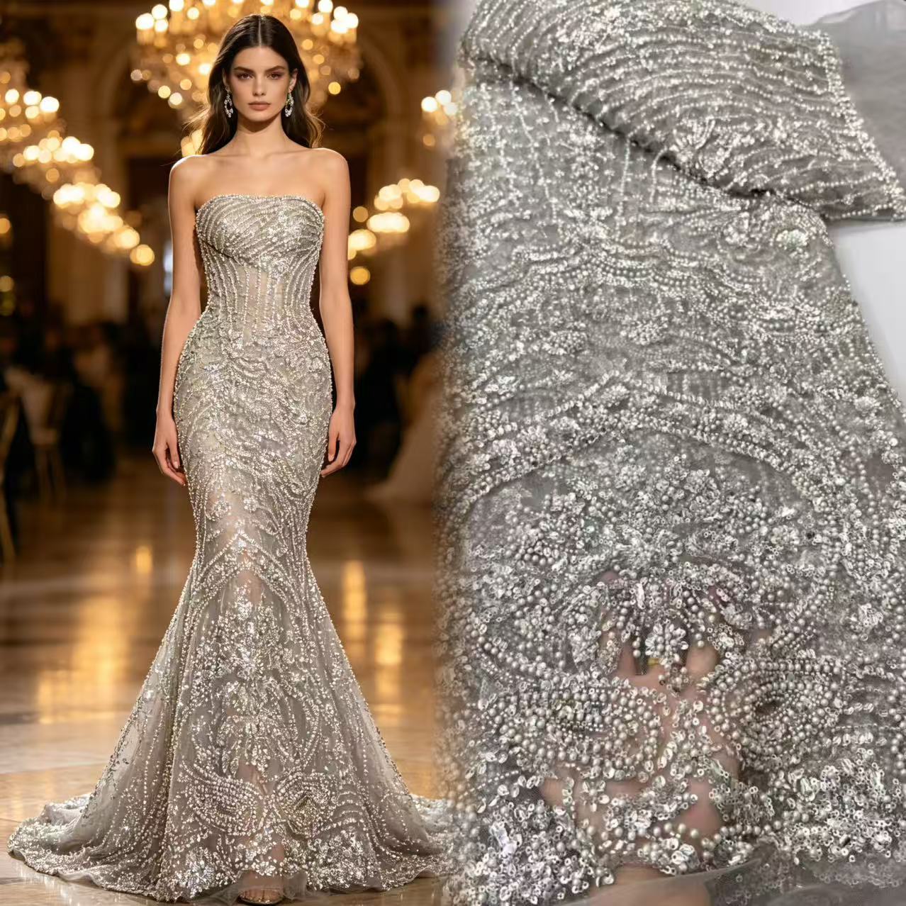 Tessuto in Pizzo Tulle Frances - Glitter Tablecloth recensione e prezzo